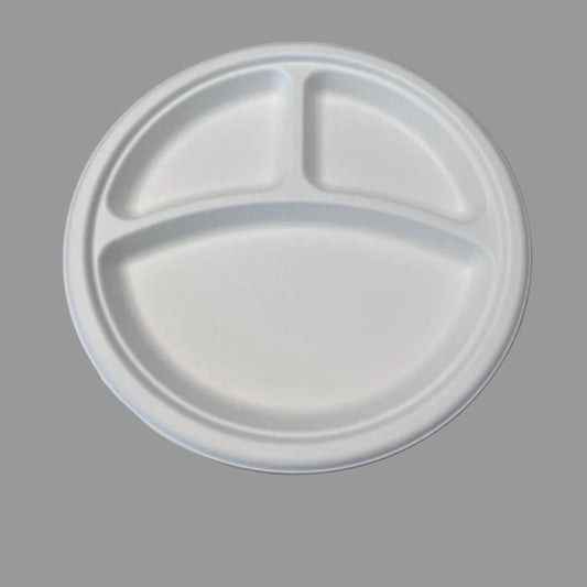 Disposable Biodegradable Sugarcane Bagasse Food Container 10inch Takeway Fast Food Lunch Box