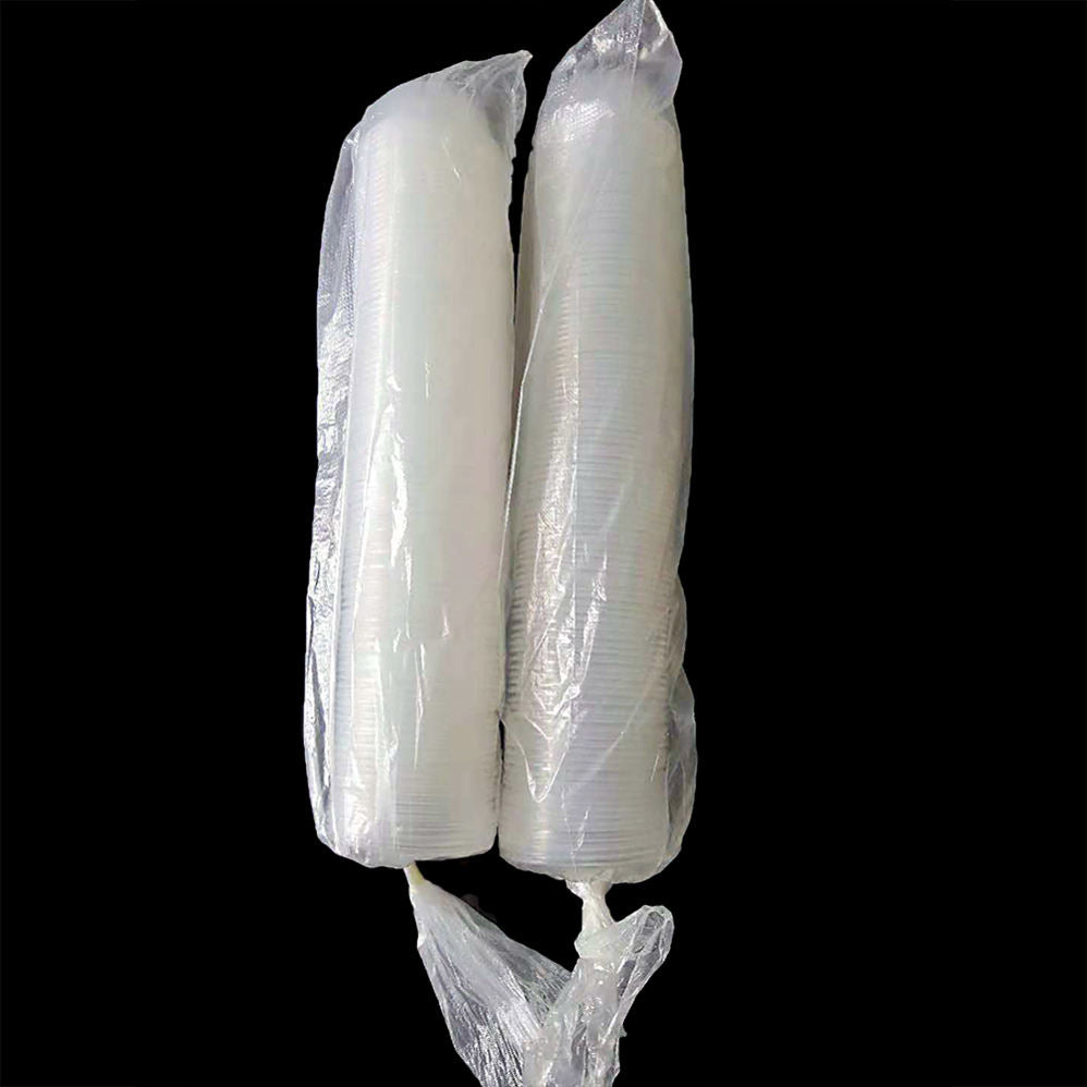 Two packs of PET lids with PE package